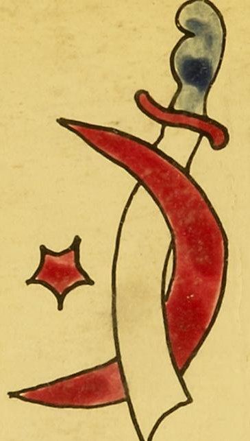 Dagger and crescent, classic flash, Smithsonian American Art Museum