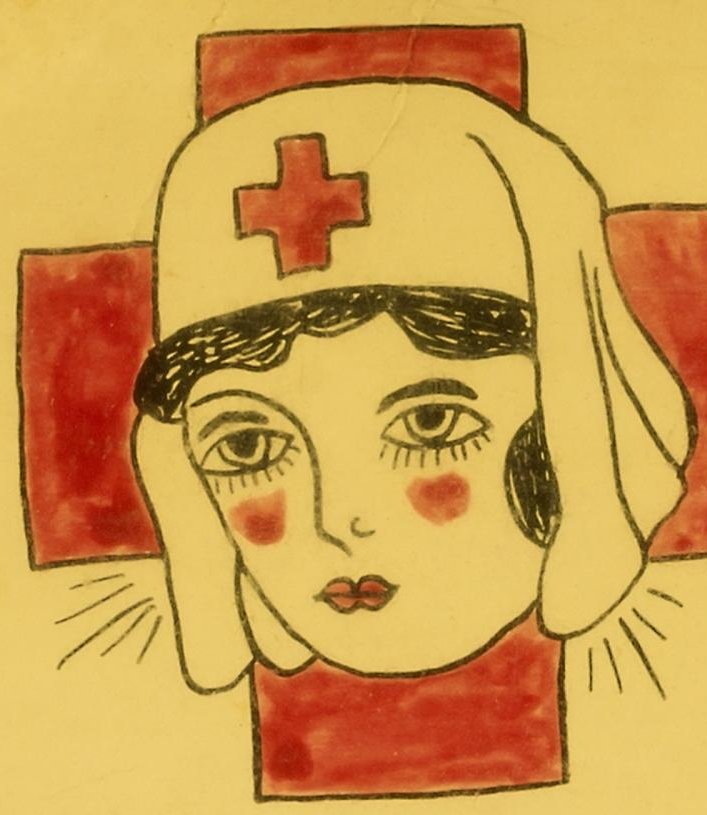 Red Cross nurse, classic flash, Smithsonian American Art Museum